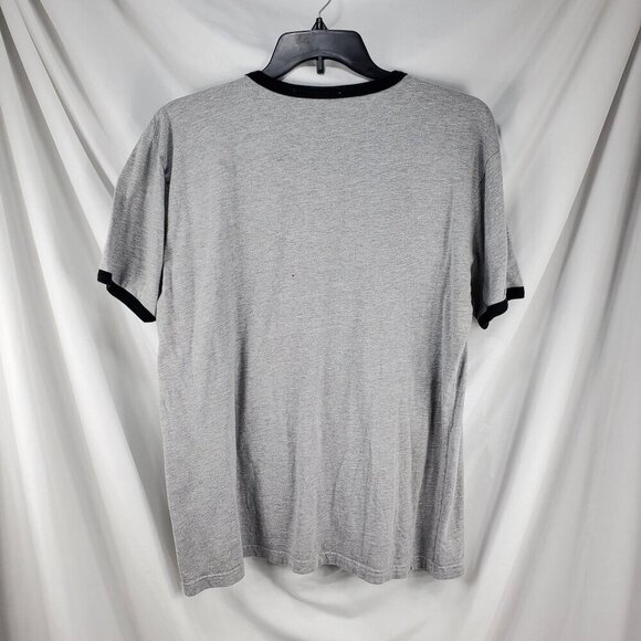 Men's Gray "WU TANG" Pullover Graphic T-Shirt Crew Neck Short Sleeve Size Medium - Picture 2 of 4